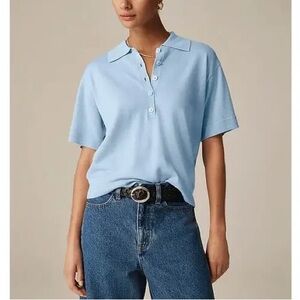 J.crew cashmere polo top